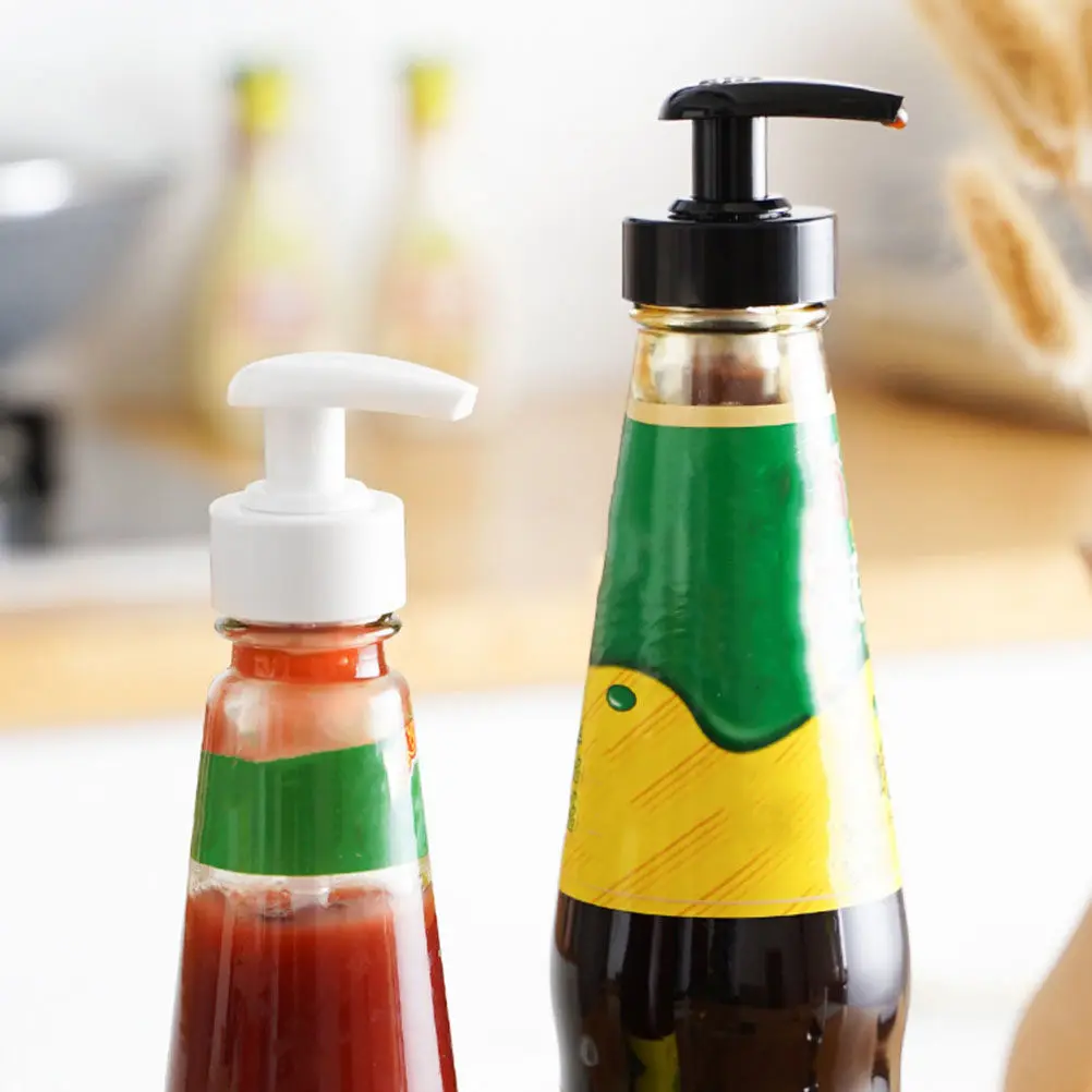 Oyster Sauce Bottle Press Head – 10-Pack PP Squeeze Nozzle for Ketchup, Syrup & Oil Dispensers, Kitchen Upgrade