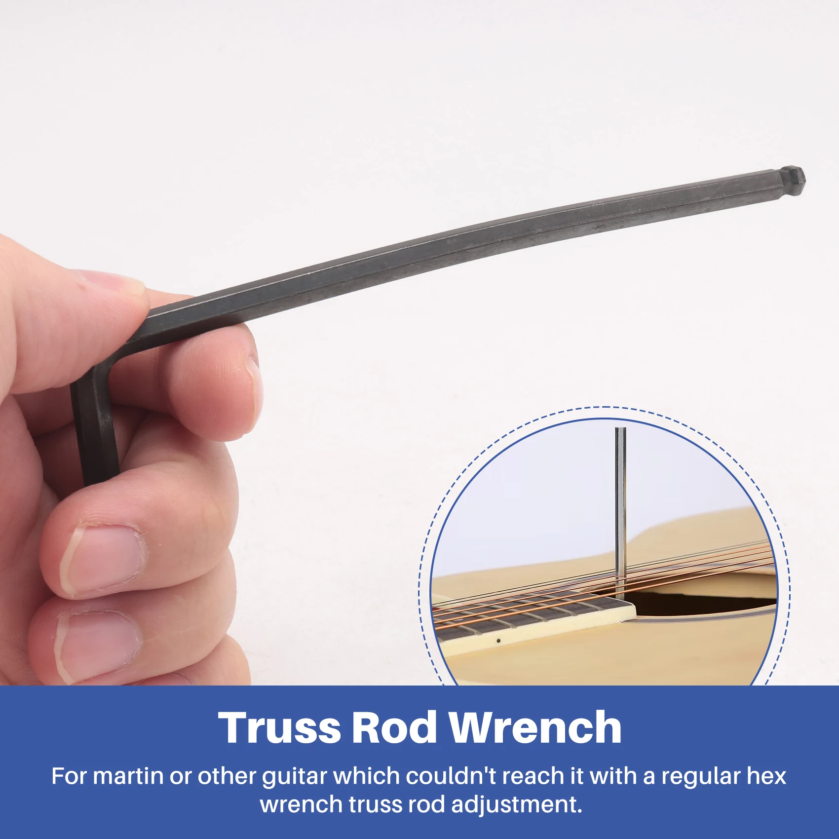 A99I-4Mm & 5Mm Truss Rod Wrench, Wrench Tool For Martin Acoustic Guitar Deep Or Narrow Truss Adjustment