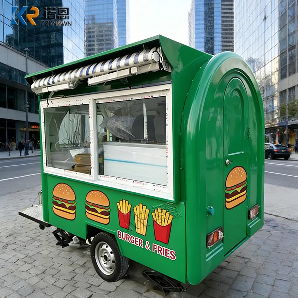 Custom Snack Food Truck Van Small Hotdogs Bbq Pizza Burger Cart Ice Cream Coffee Trailer for Sale