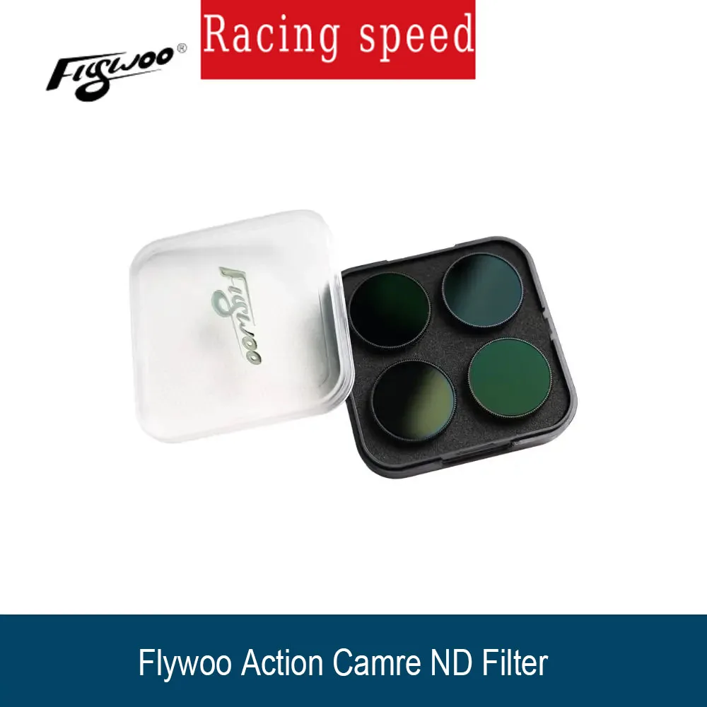 Flywoo アクションカムレ ND フィルターセット Flywoo GP9 /GP10 /GP11/GP12 / SMO / Naked Gopro 6/7 用