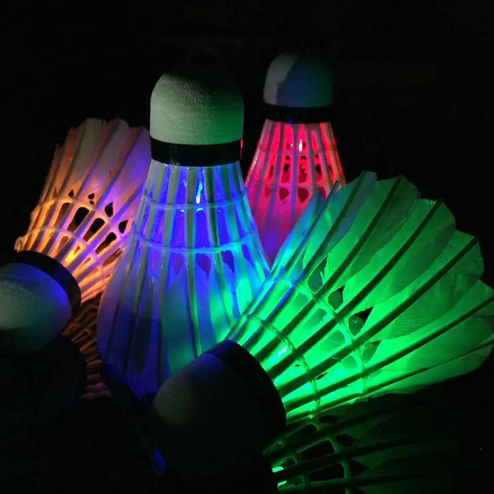 

8 Pcs Luminous Badminton Dolao Shuttlecock Shuteca Alone Indoor Accessories LED Balls Shuttlecocks Durable Outdoor Sports