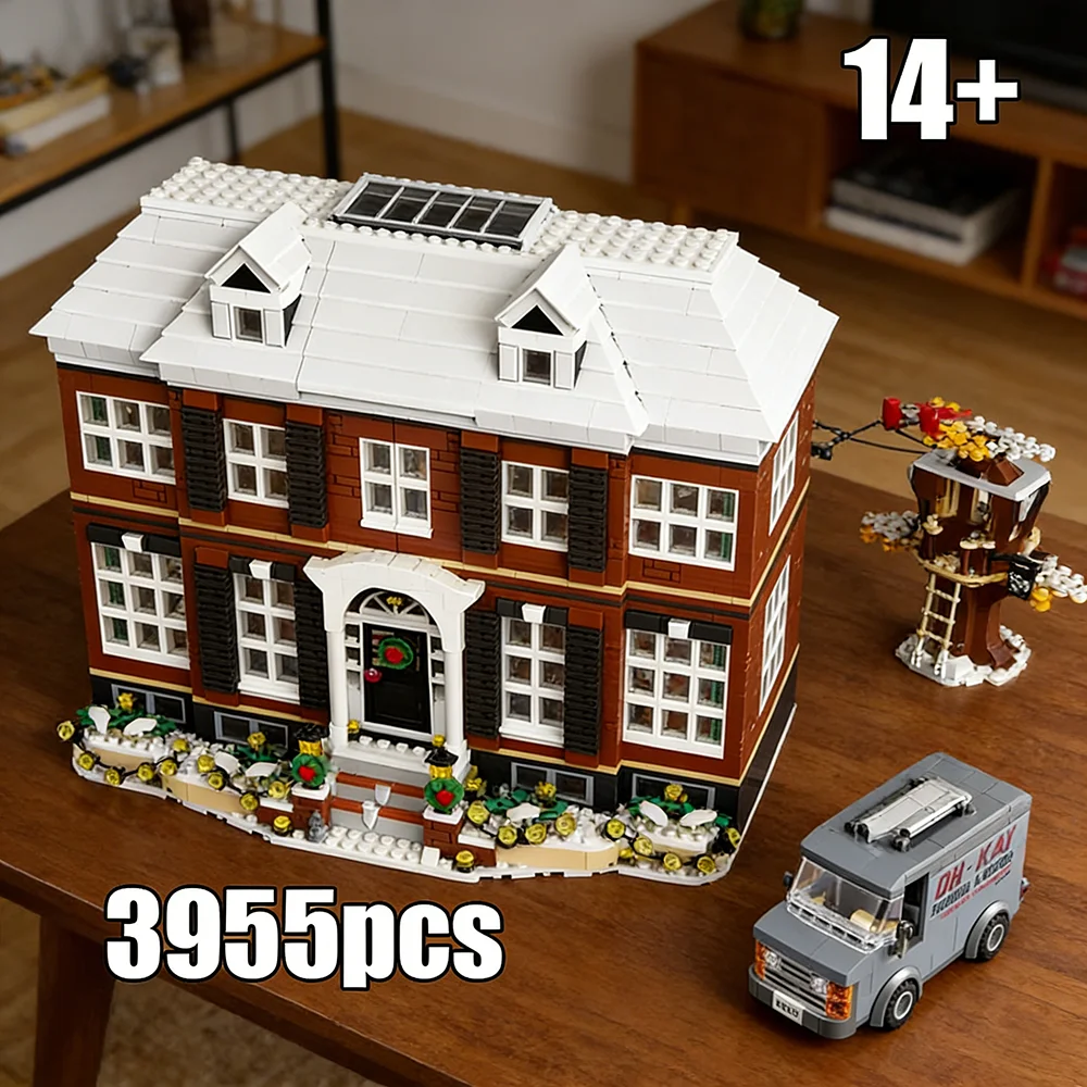 

New Home Alone House Set Model Building Blocks 3955pcs Moc Bricks Educational Toys For Boy Kids Christmas Gifts 21330