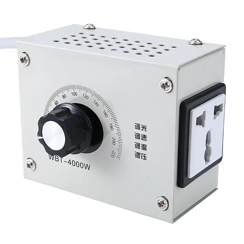 220V AC Motor Speed Controller 4000W Variable Voltage Controller for Fan Speed Motor Dimmer