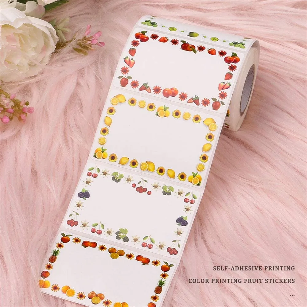 300pcs Blank Date Label Sticker Kitchen Refrigerator Food Storage Date Content Labels for Container Bag Jar Packaging Mark Label