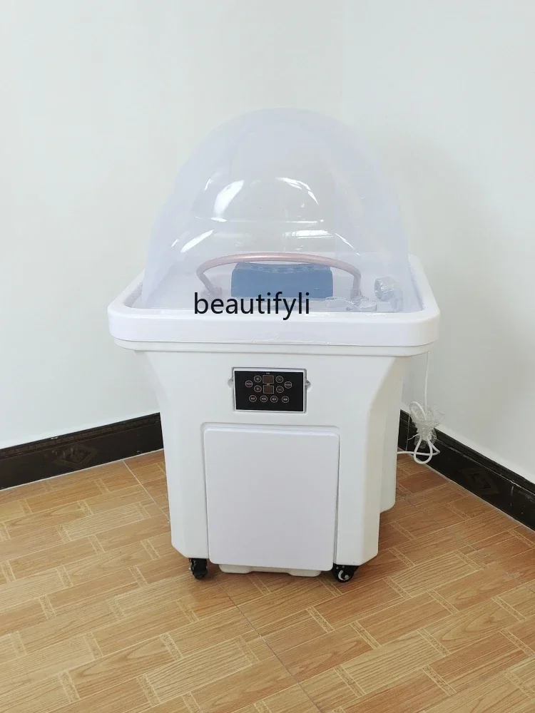 

cn8350 LHY Beauty Salon Shampoo Chair Water-Free Mobile Water Storage Shampoo Basin Water Circulation Fumigation with Waste Wate
