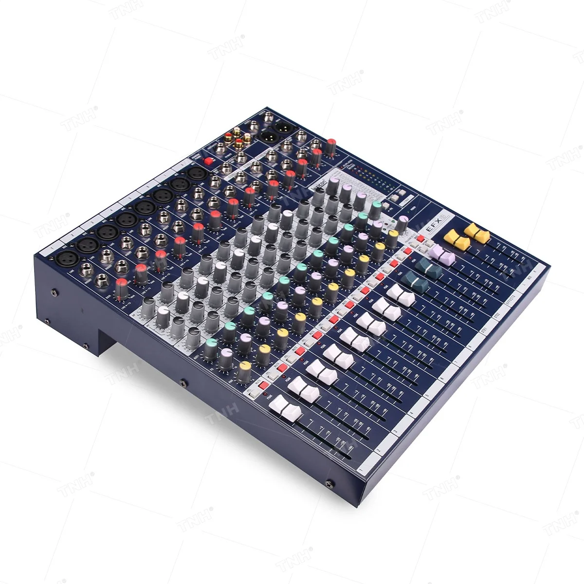 EFX8 Mixer Audio berkualitas tinggi 8 saluran, dengan Amplifier mikrofon DSP efek 48v Phantom