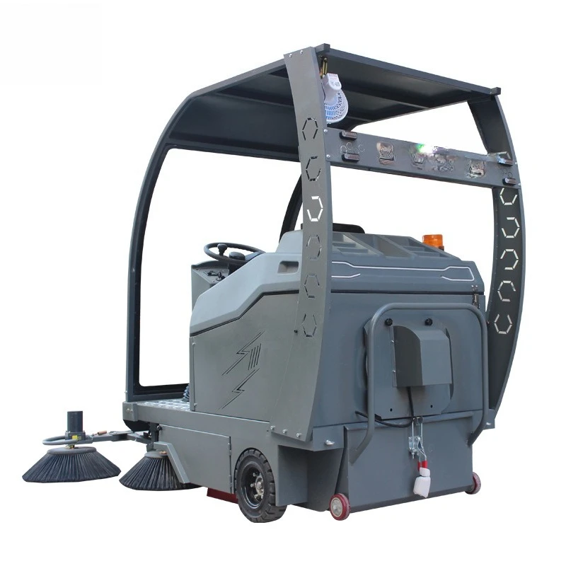Industrial commercial driving sweeper, multi-brush sweeper in property community warehouse DJ1900G