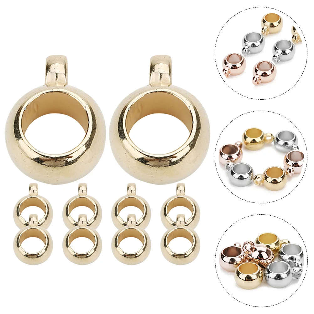 

200Pcs Loose Beads DIY Pendant Connector Links for Jewelry Making Bracelets Necklaces Spacer Beads Connector Links for Pendant