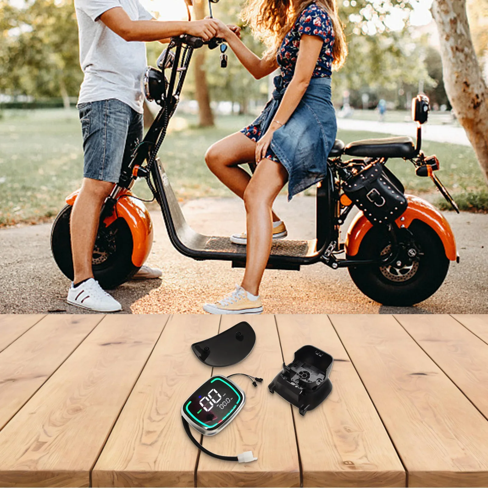 

Electric Vehicle Display Meter Control Panel Control Panel V V EBike Electric Scooter V V Control Panel Display Meter