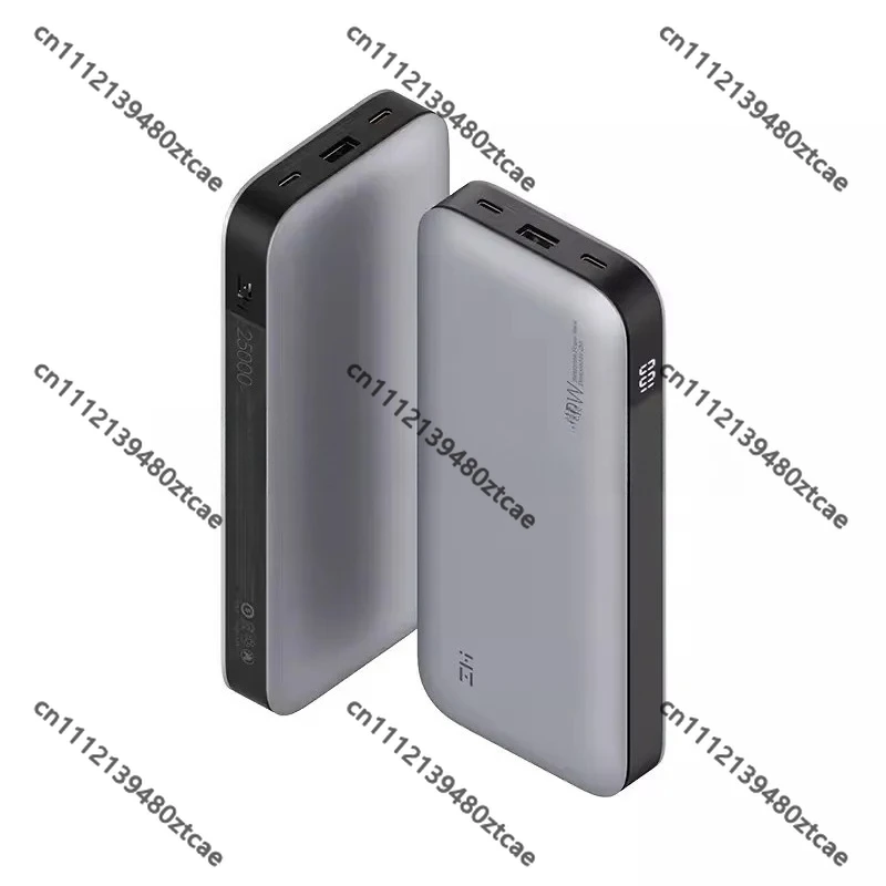 Rice 20 25000mAh Power Bank 200W PD Fast Charging Portable Charger for MacBook Laptop 120W Android Phone External Battery Pack
