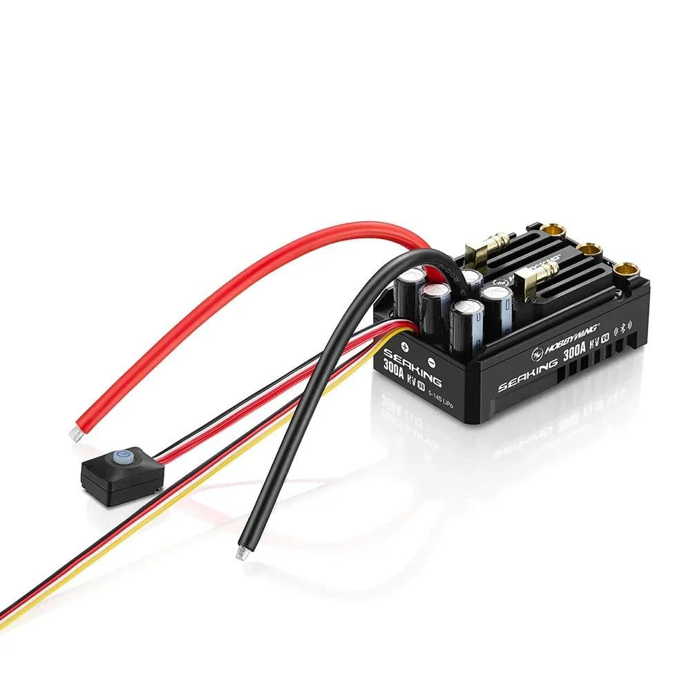 HobbyWing SEAKING 300A HV V4 ESC High Voltage Brushless Electronic Speed Controller For RC Boats IP67 Waterproof