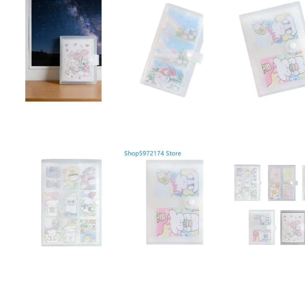Y3NB Large Capacity Collection Album Binder Photocards Storage Book Portable Ticket Card Book Organizers Easy to Use