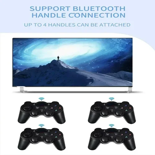 Imagen 2 del producto POWKIDDY-consolas de videojuegos portátiles X55 de 5,5 pulgadas, Retro, sistema Linux, TV, HDMI, reproductor Retro, 512G, 90000 juegos, PSP, ps1, regalo