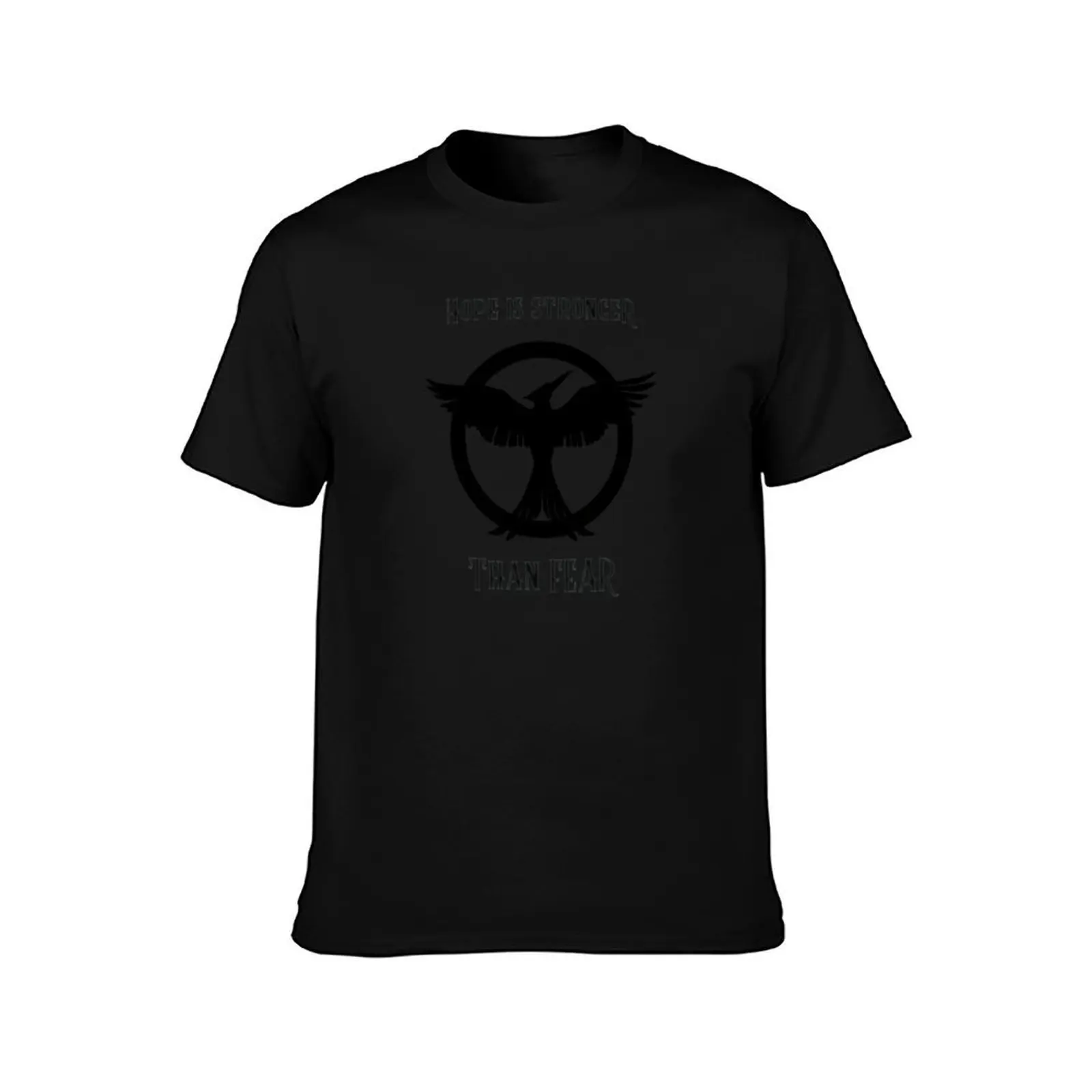 Hope Is Stronger Than Fear T-Shirt Summer Casual Cotton Tee Oversized Streetwear Tops Vintage Graphic Print Unisex Men Women