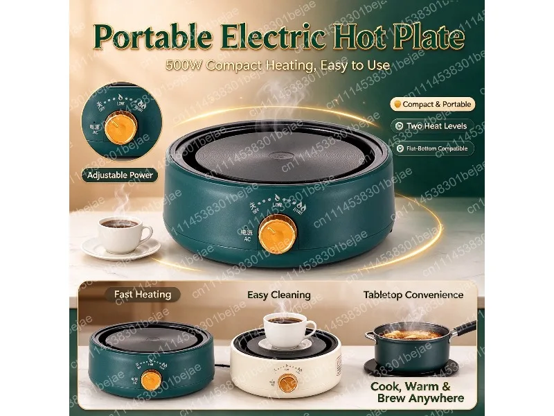 Electric Infrared Heating Stove Countertop Burner Hotpot Cooker Water Boiler Coffee Heater US Plug Ceramic