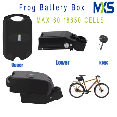 Frog Eike Battery Box Huge Battery Box MAX 60PCS 18650 Cells for Ebike Large Shell Case Battery Case Box
