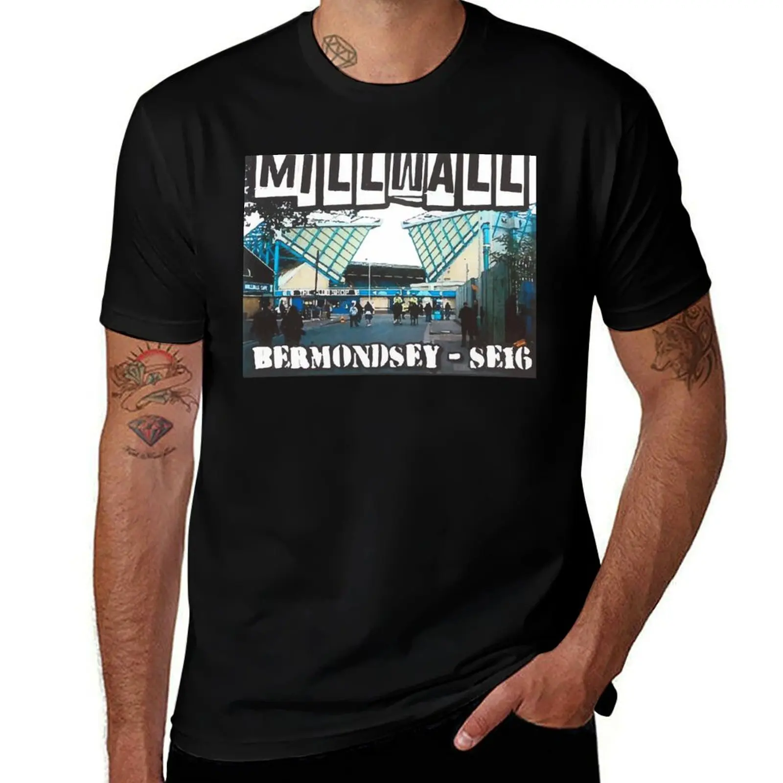 Millwall Bermondsey SE16 T-Shirt t shirts cotton 100% T-Shirt
