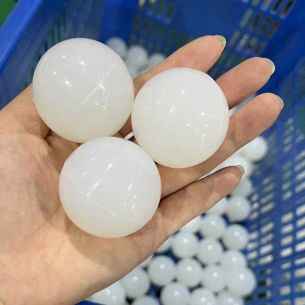 White Solid Silicone Bouncy Ball 2/2.5/3.5/4/5.5/6.5/7.5/8.5/9/10/11/12/13/14/15/16/18 19/20/22/25/28/30/32/35-70mm Bounce Ball