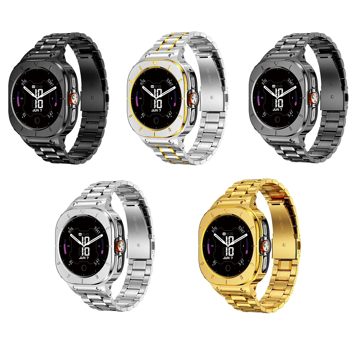 

Case+Metal Strap for Samsung Galaxy Watch Ultra8 (2025) 47mm Luxury Sport Bracelet for Galaxy Watch Ultra 7 47mm Protective Case