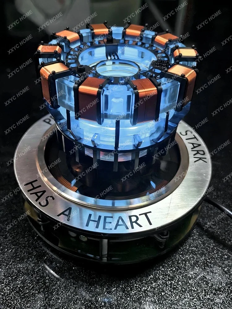 Iron Man Figure Reactor Model Tabletop Ornament Anime Blind Box Birthday Gift