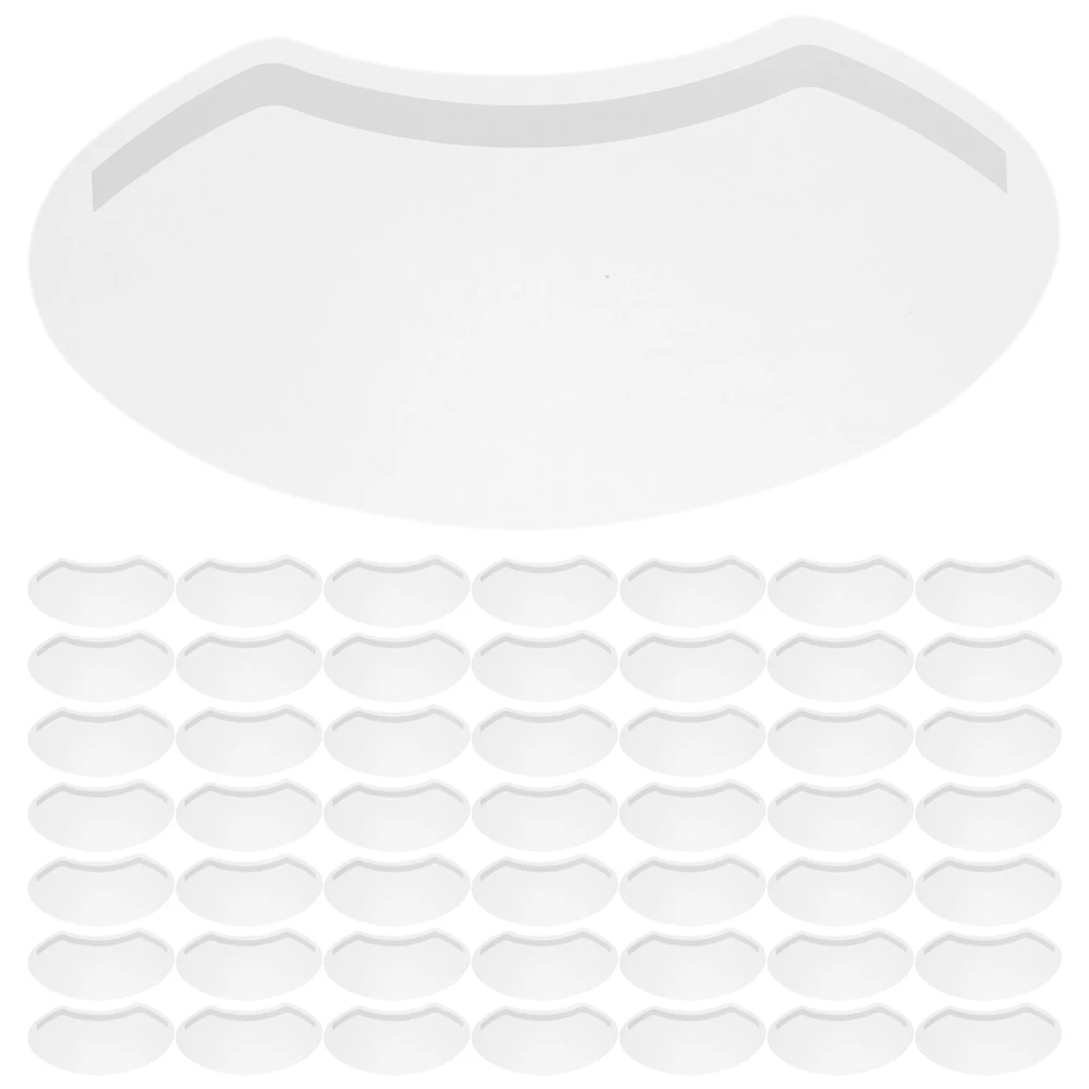 

100pcs Hair Cutting Eye Shields Transparent Bangs Stickers Salon Kids Disposable Masks Shower Visor Hair Salon Eye Shields