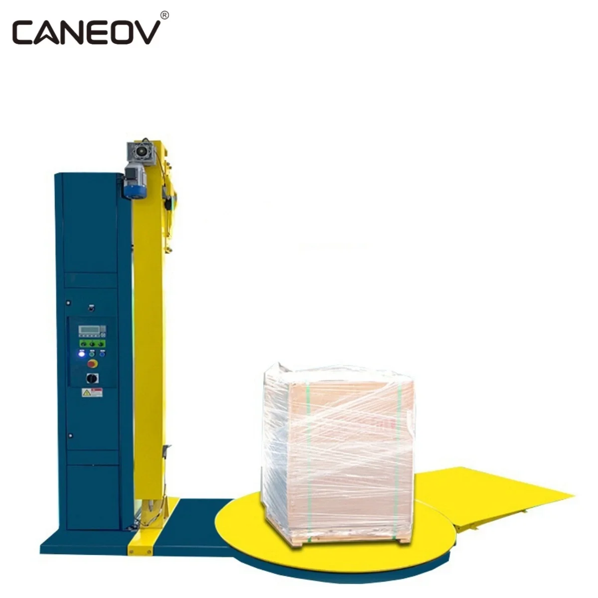 Packing Packaging Machine Pallet Winding Strapping Stretch Film Wrap Pallet Wrapping Machinery Turntable Fully Automatic Carton