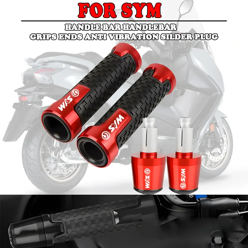 Handle bar Handlebar Grips Ends Anti Vibration Silder Plug For SYM Joymax Z 125 200 250 300 GTS 250i 300i T3 MAXSYM 400i 600i