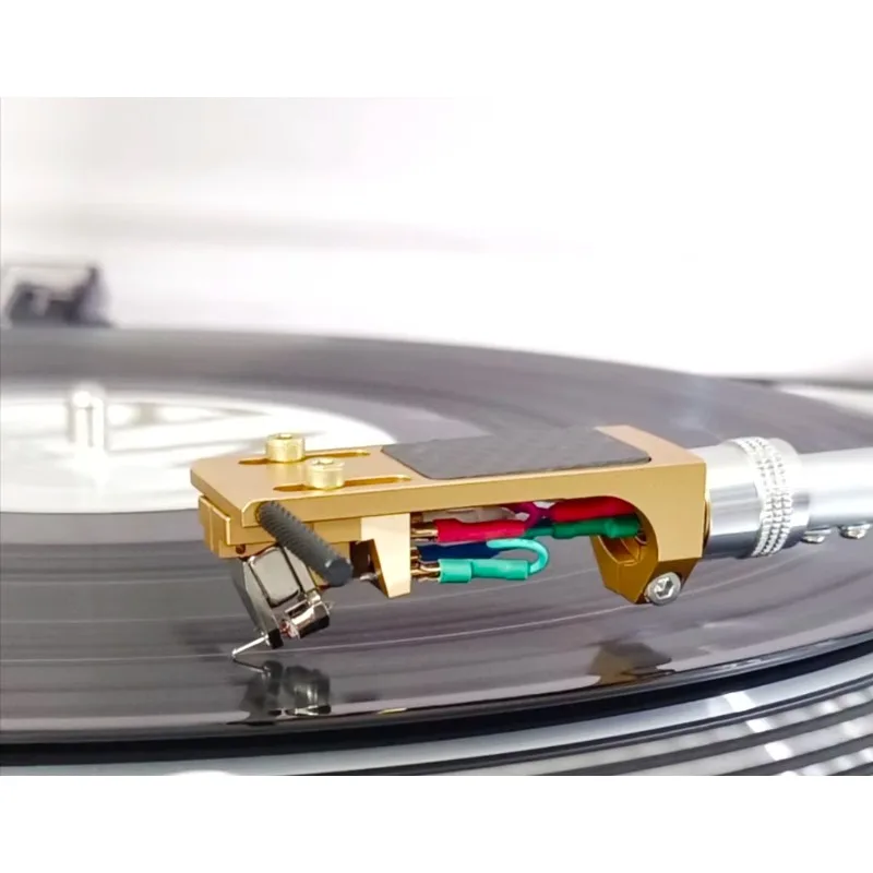 MC Moving Coil Phono Cartridge with Low/High Output Options, Phono Pickup for LP Vinyl Record Player and Turntable