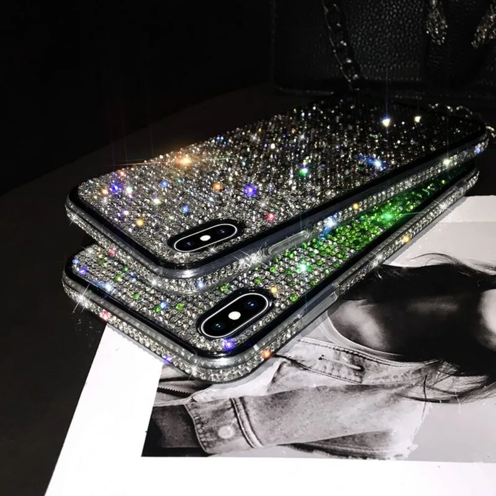 Für 17 16 15 Pro Max Luxus Fall Voll Shinny Diamant Stoßstange Rahmen Abdeckung für iPhone 17 16 11 12 13 14 15 Pro Max Xr 17 Air Cases – Detail 7