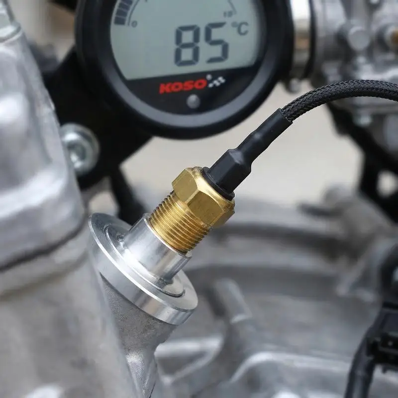 Motorcycle Water Temperature Gauge Sensor Connector Extension Line Water Tank Temperature Plug Accessories