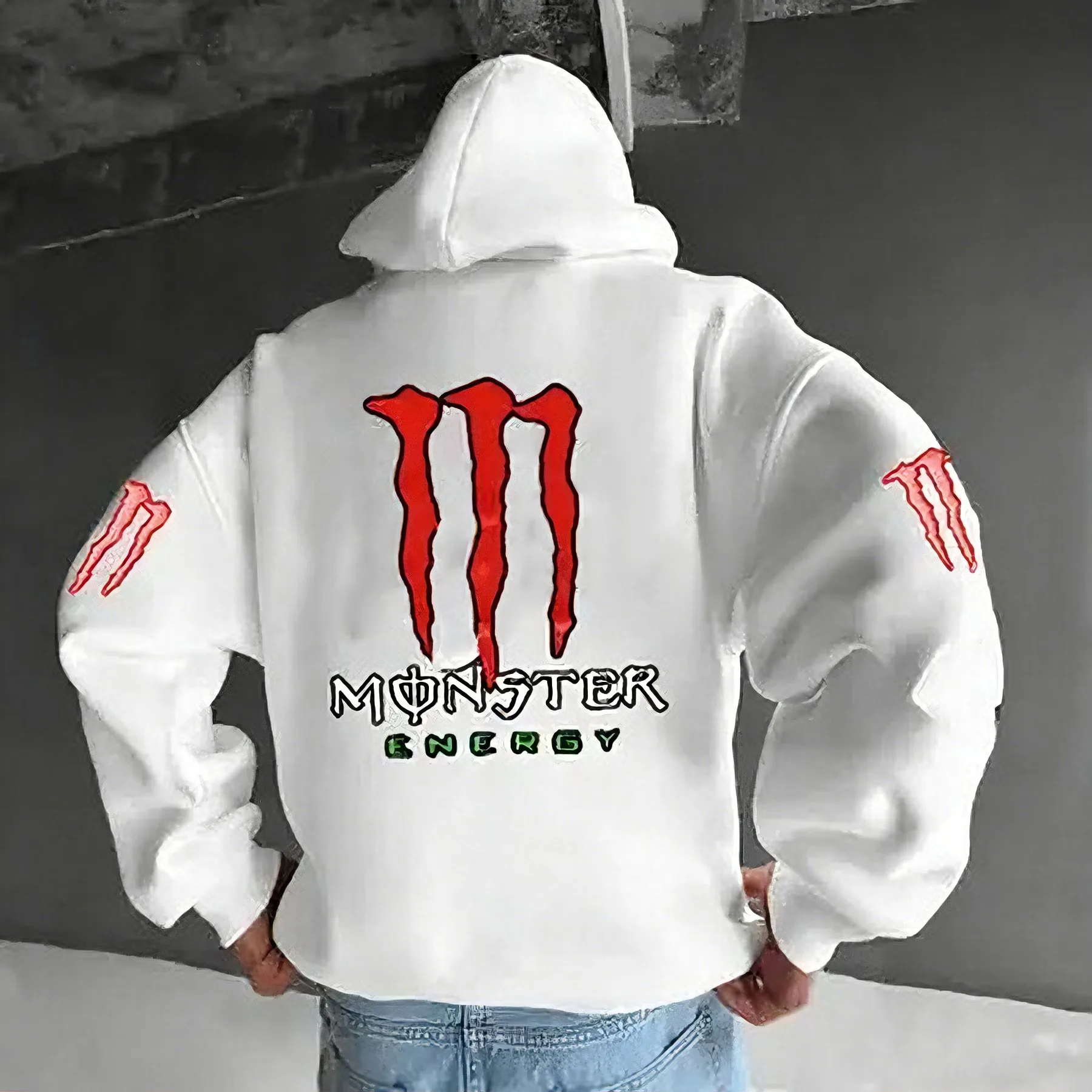 Monster Energy الرجال النساء هوديس الشارع موضة الهيب هوب بلوزات الرياضة في الهواء الطلق سكيت كرة السلة راقصة البيسبول #1