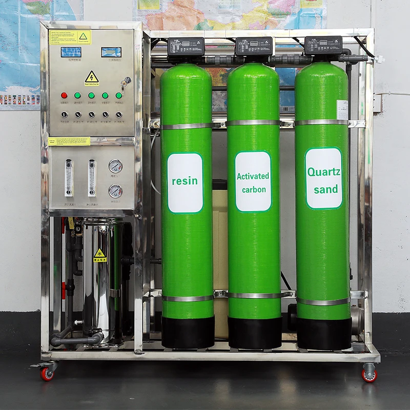 500L/H Reverse Osmosis Water Purification System New Home Use Purified Water Filters Pump Included Retail Sulfur Water Treatment