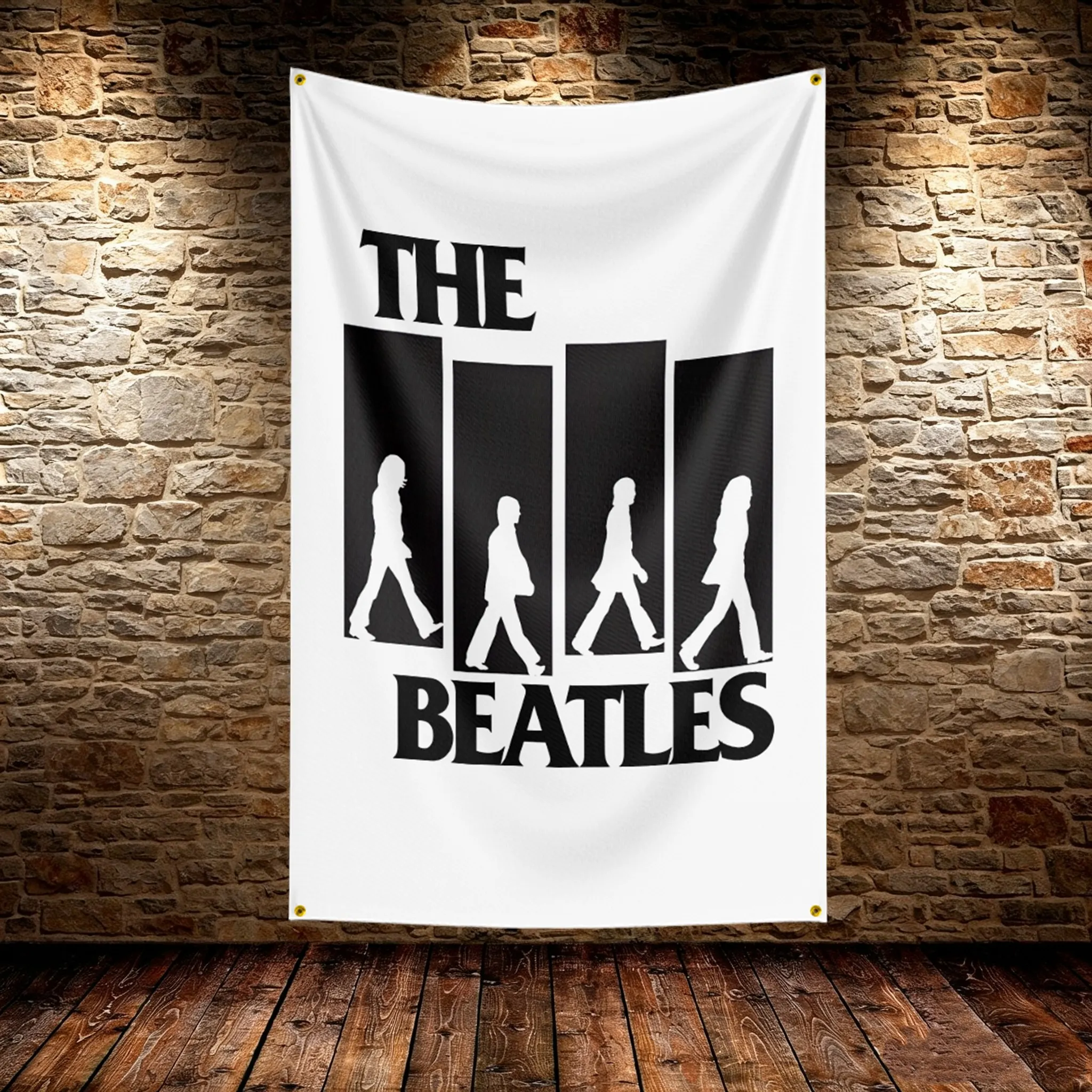The B-Beat-les Flag HD Printed Fade Resistant Hanging Banner For Yard Camping Indoor Livingroom Wall Home Festival Party Decor