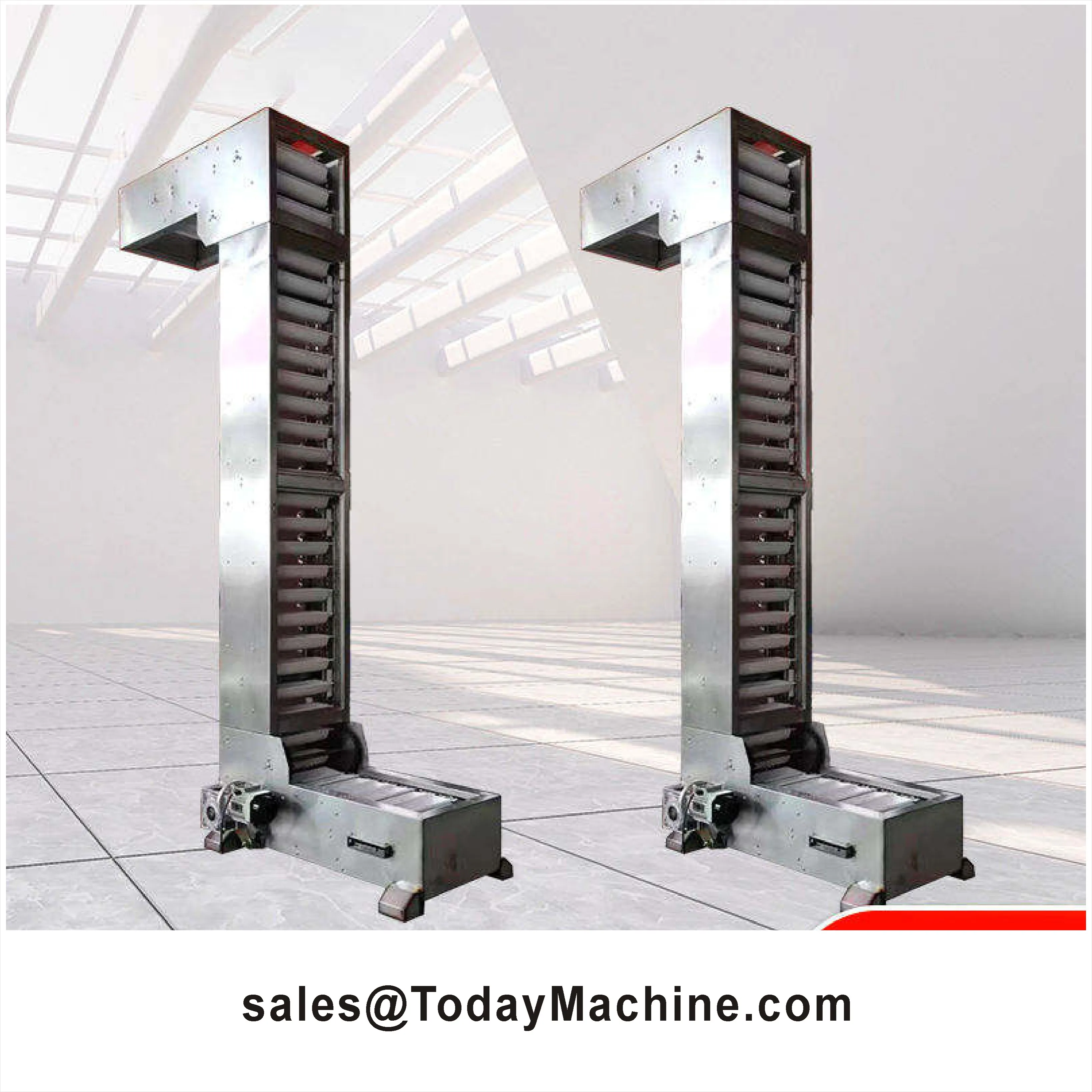 Automatic Bucket Elevator Conveyor Machine for Granules Powders Screw Conveyor Customized Lifting Bucket Conveyor Machine