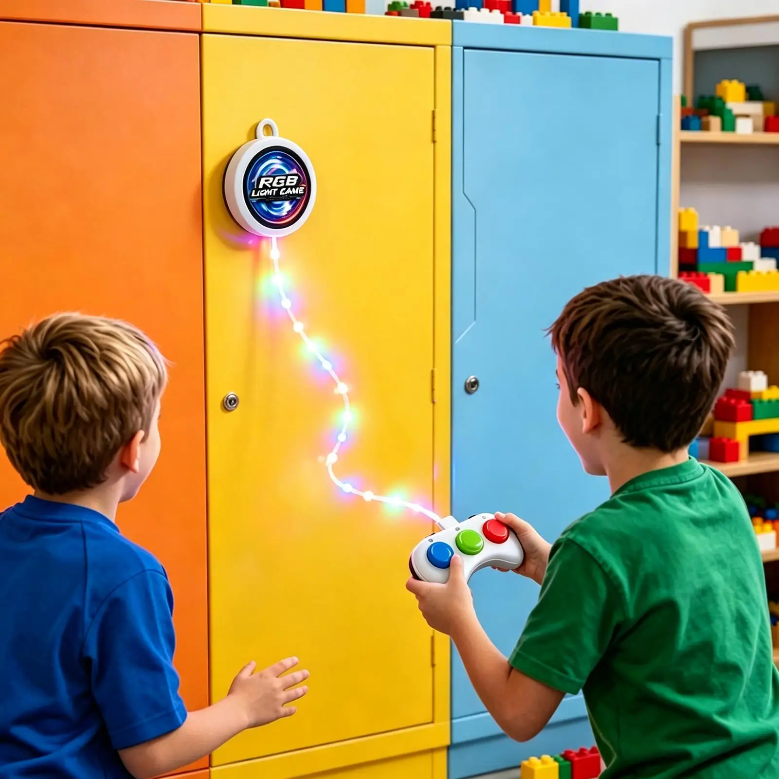 New Glowing Toy Key Light Strip Candy Crushes Dynamic Melodys Light Elimination Game Machine Trendy Glowing Plaything