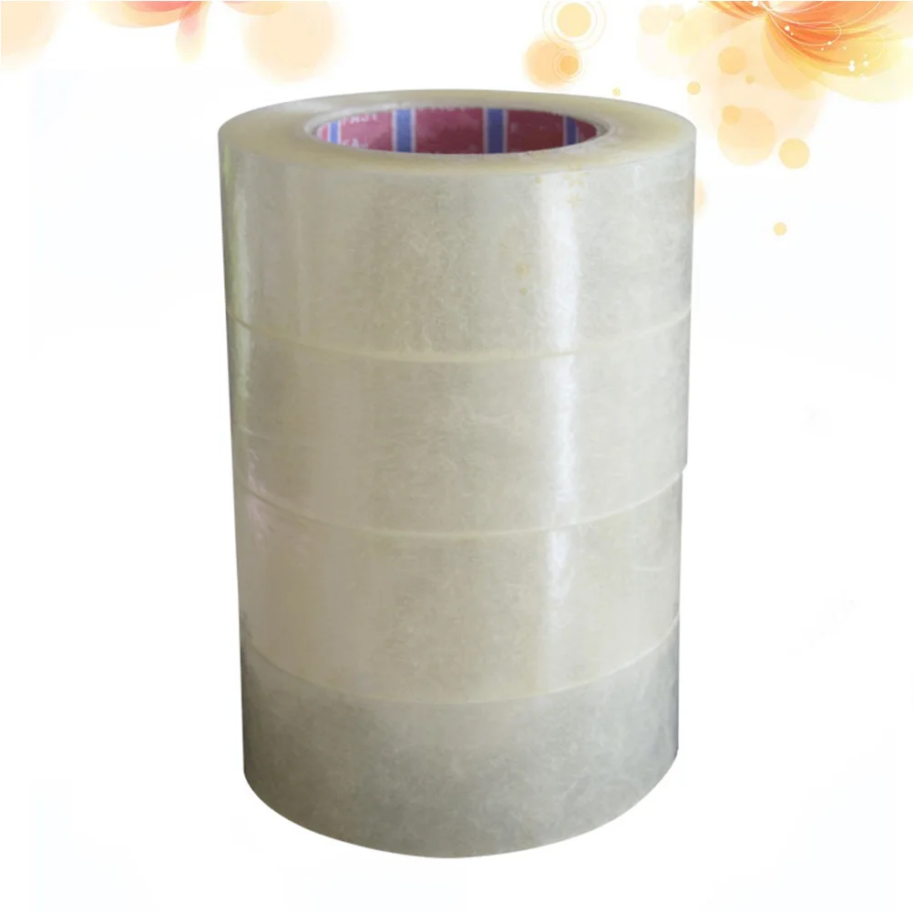 

Warning Tape 4 Rolls Transparent Packing Seal Sealing Adhesive for Moving Shipping Storing Heavy Duty Multi Purpose Water