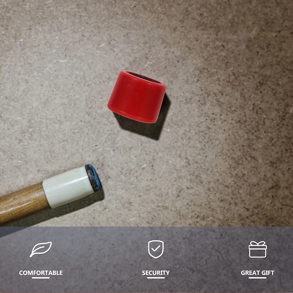 

6Pcs Pool Cue Tip Shaper Double-Sided Plastic Grinder Portable Snooker Cue Tip Sander Tool Plastic for Snooker