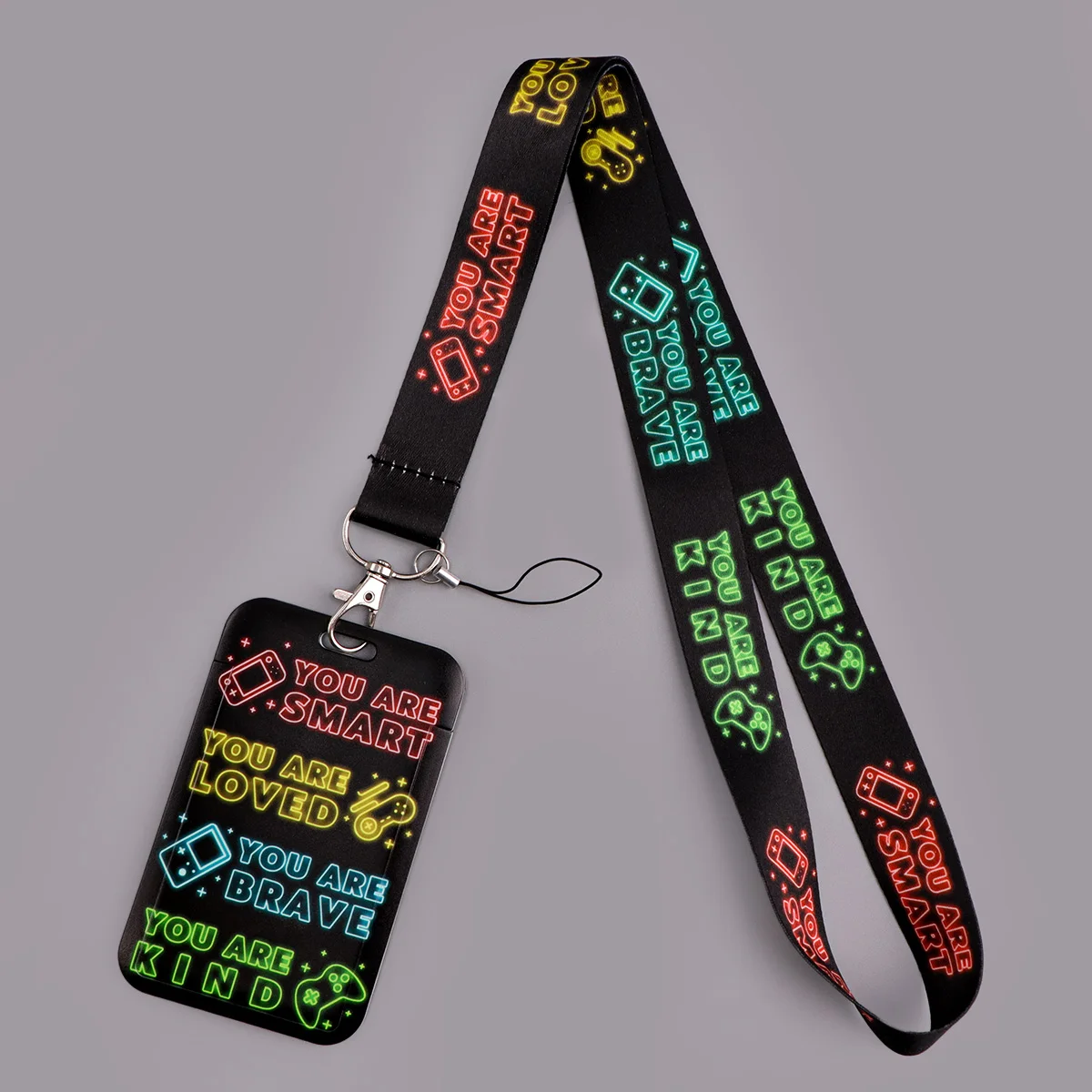Kaarthouder met luipaardprint Lanyard Minimalistische nekriem Creditcardhouder ID-badgehouders Credentials Bescherming Kaarthoes