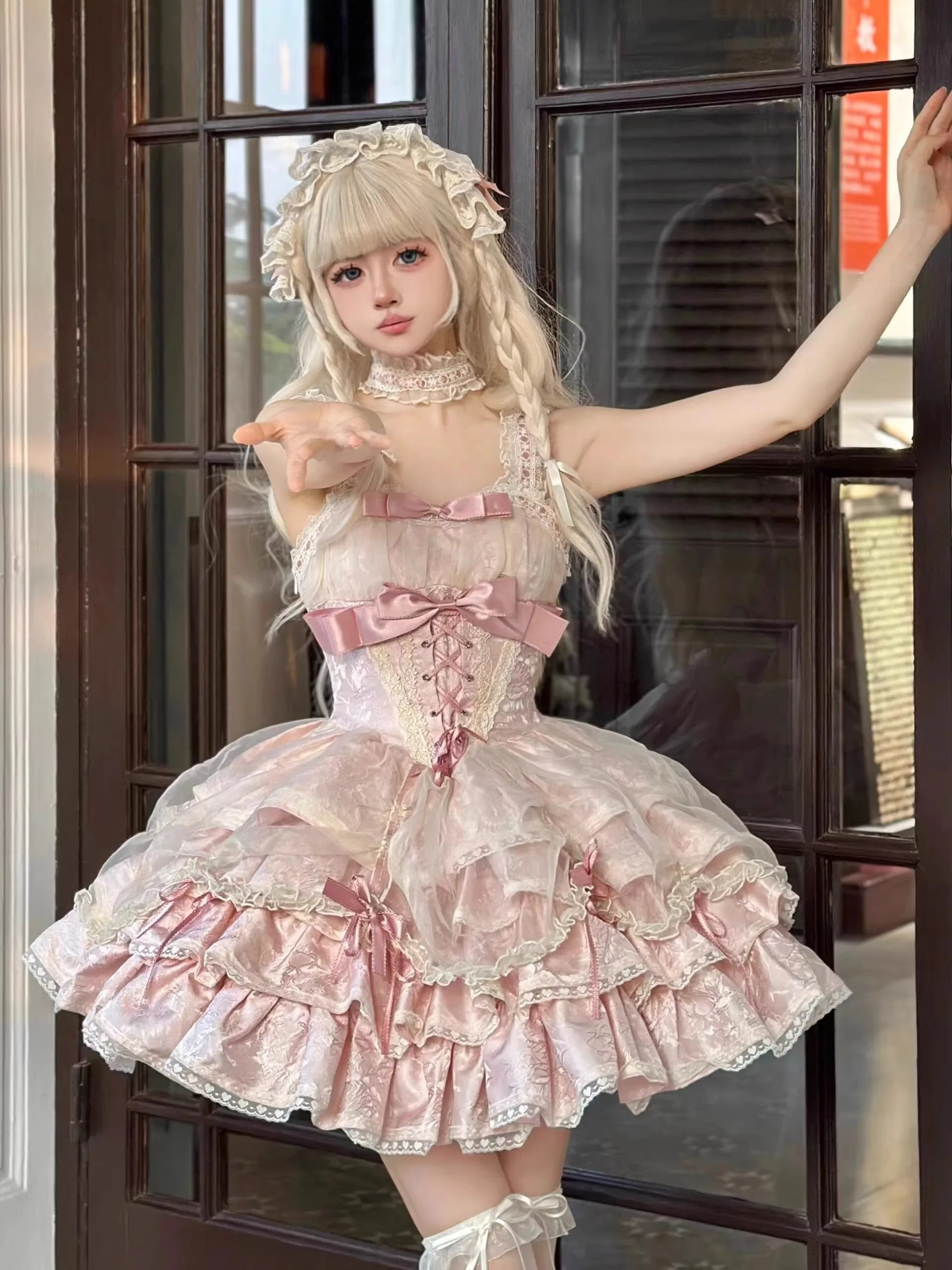 Niche Sweet Design Tube Top Dress Pure Desire Gentle Cute Two-Dimensional Lolita Dresses