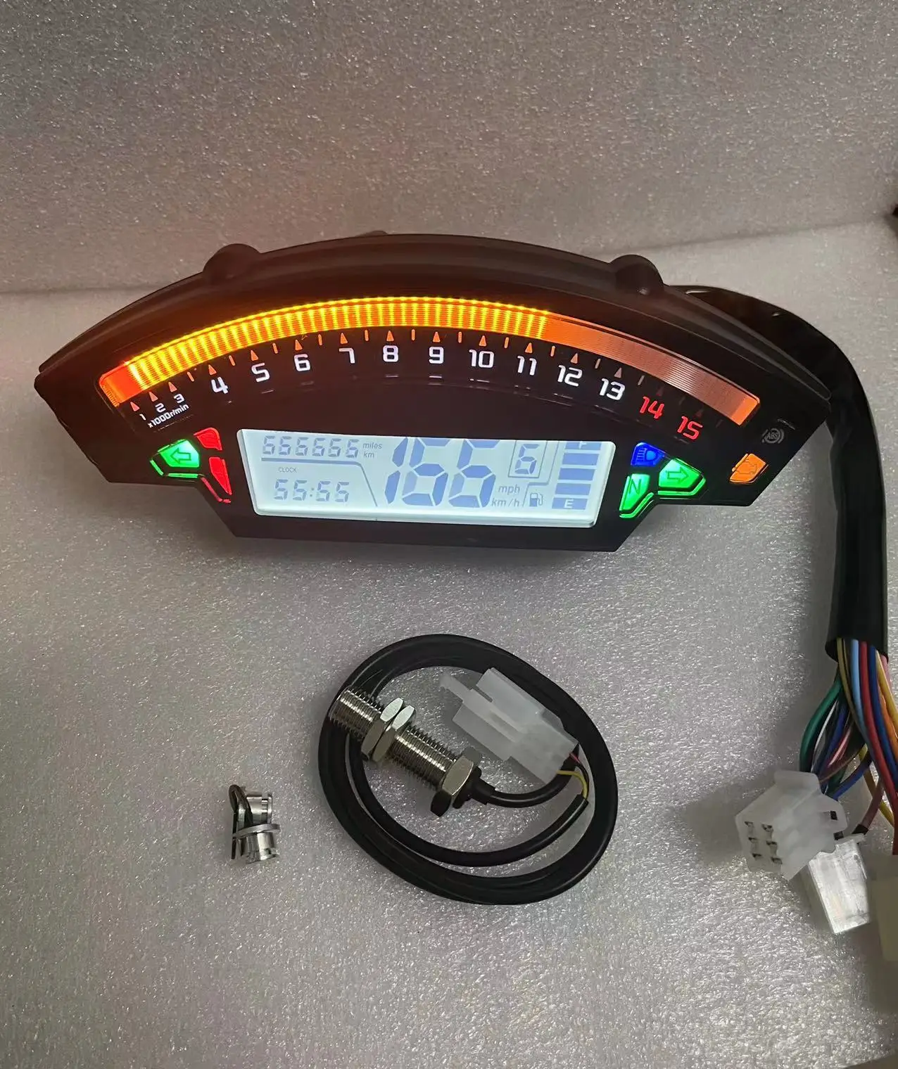 スピードメーター カワサキニンジャ ZX10R ZX-10R 2012-2017 オートバイ LED スピード