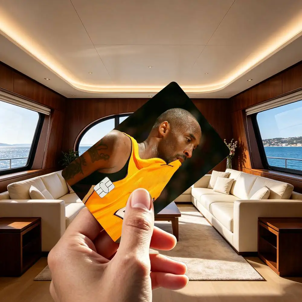 Basketball Legend Kobe Bryant-24 Credit Card HD Stickers Game Card Decal Small Chip Waterproof Sticker Gift