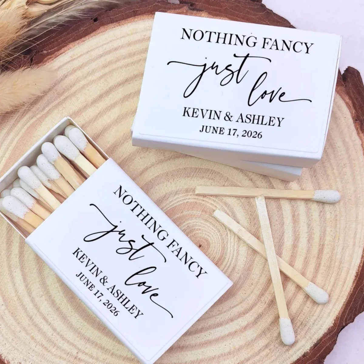 nothing-fancy-just-love-custom-wedding-matchboxes-bulk-personalized-wedding-reception-favors-custom-matchbook-art