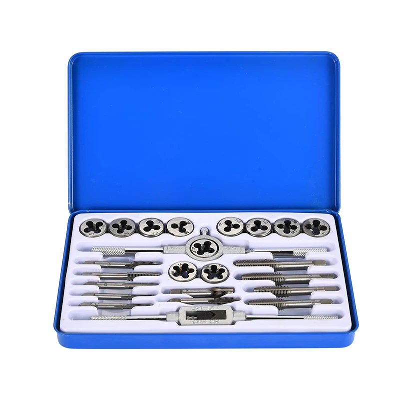 

24pcs Tap and Die Set Split Hand Alloy Steel Metric Tap and Die Kits