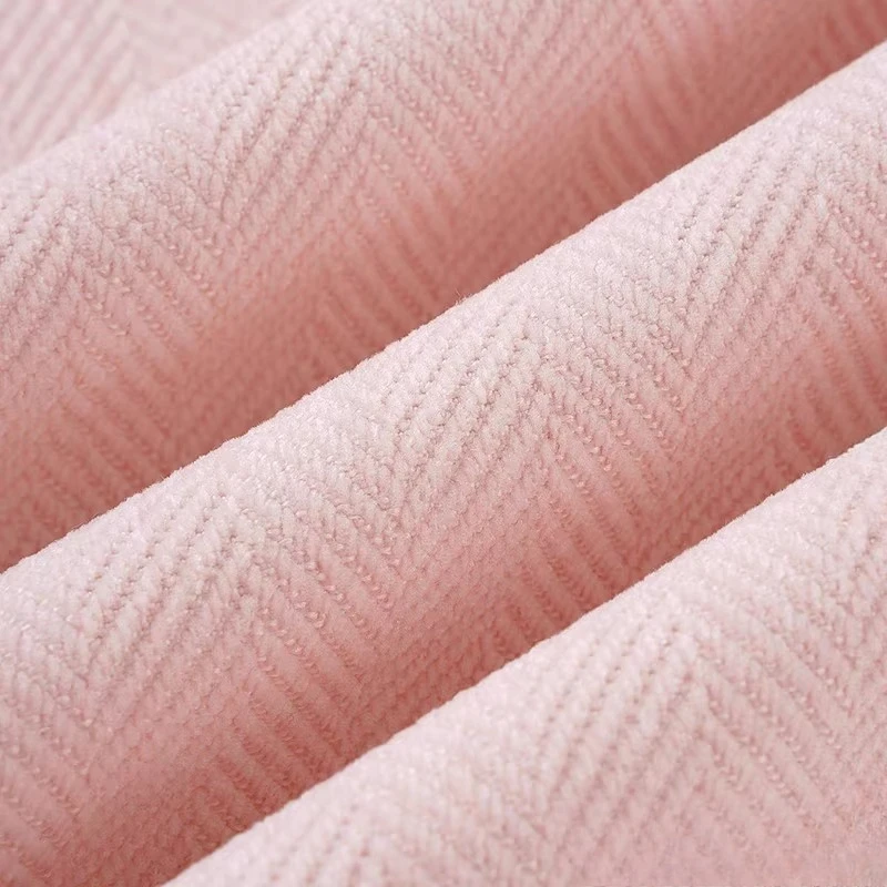 الصلبة متعرجة الشنيل ماتي متجمد الصوف مزيج النسيج لينة منظم السترة بنطلون تنورة المواد محكم نسج #3