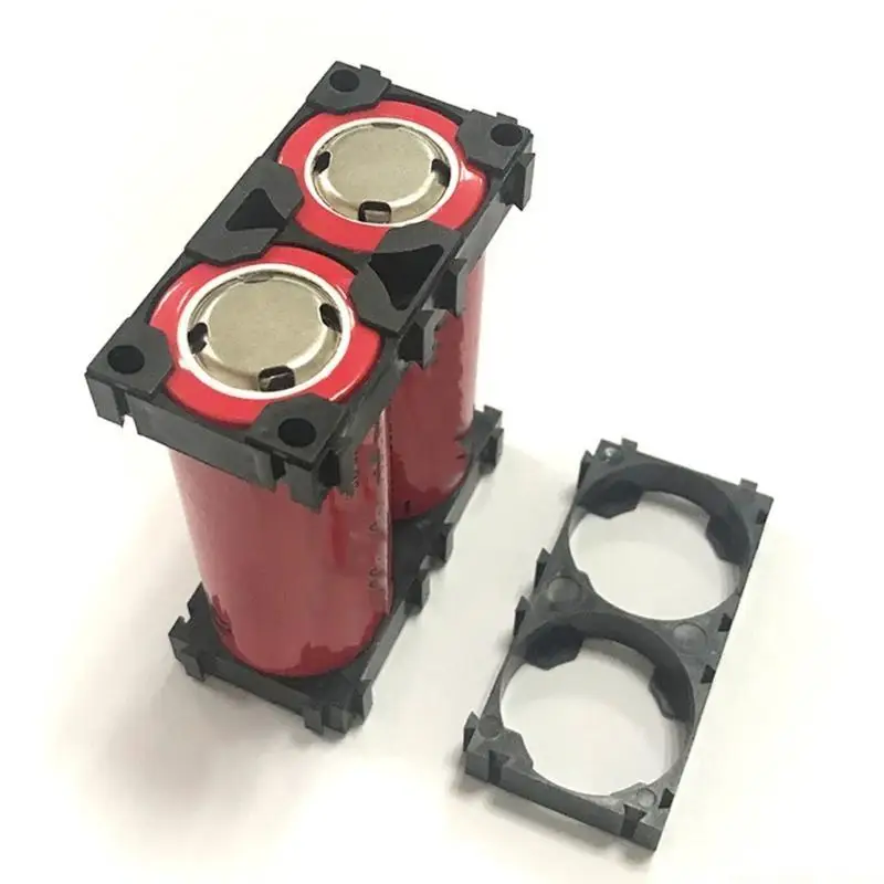 F62C 10pcs User Friendly 26650 Lithium Battery Cell Holder Battery Stacking Shelf