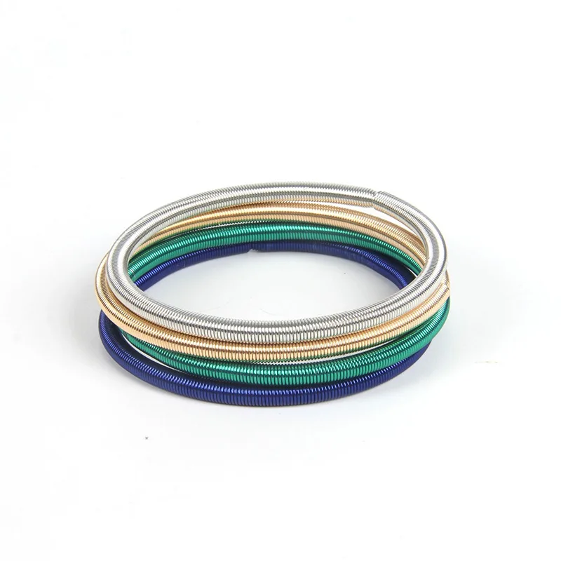 Elastische Stalen Ring Speelgoed Armband Pols Decoratie Massage Lente Armband Activiteit Decompressie Speelgoed