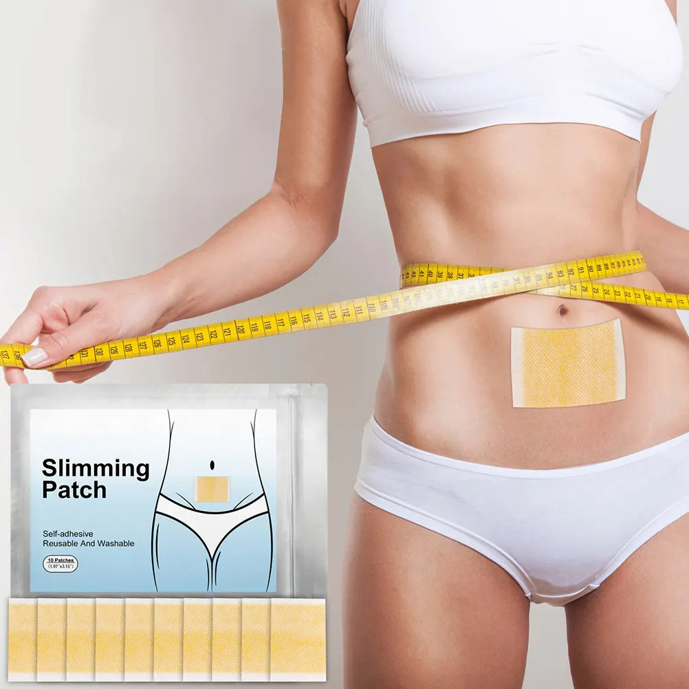 50Pcs Abdomen Slimming Patch Slimmer Design for Quick Safe Fat Reduction Navel Tightening Sticker