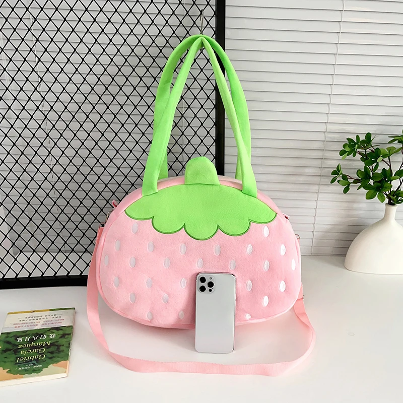 New Light Luxury Solid Color Versatile Zipper Women's Handbag for Women 2026 High Quality Sweet Plush Velvet Sweet Shoulder Bags