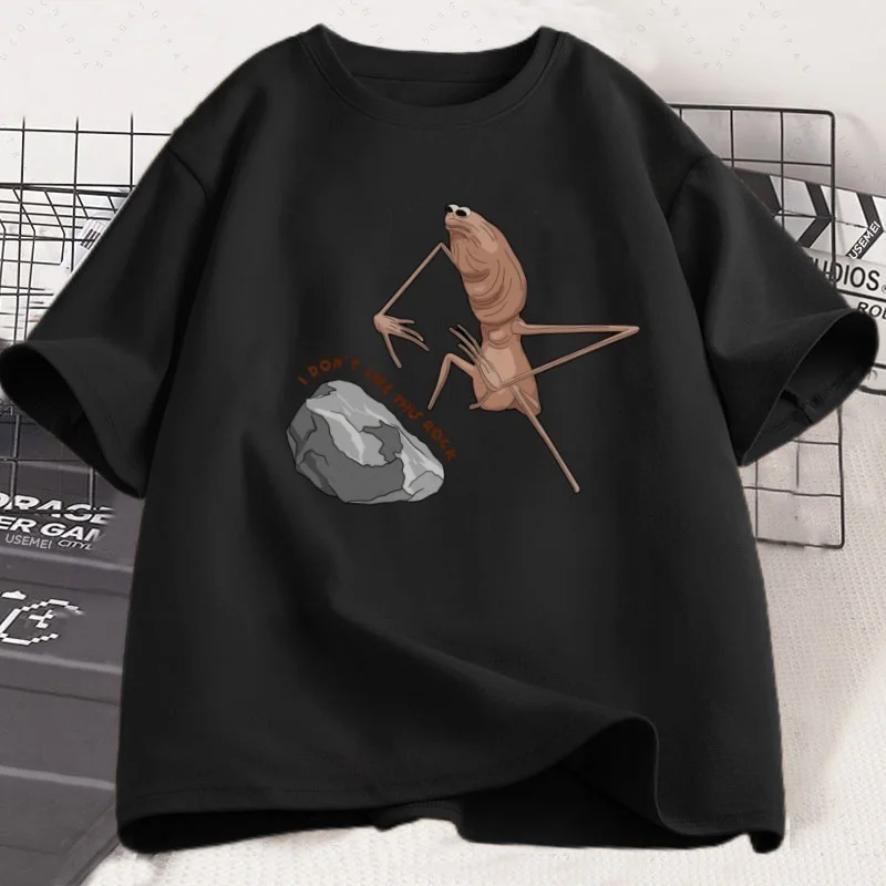 Marcus The Worm T-shirt for Men Women Y2k Clothes Design Printed Cotton Short Sleeve Round Neck T shirt Streetwear Y2k Clothing