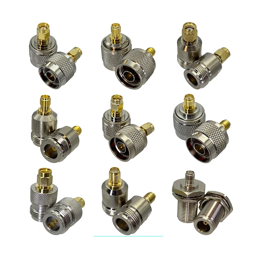 SMA RP SMA to N Adapter Type RF Connectors N Male/Female to SMA RP SMA Female/Male Wi-Fi Adapter SDR Connectors